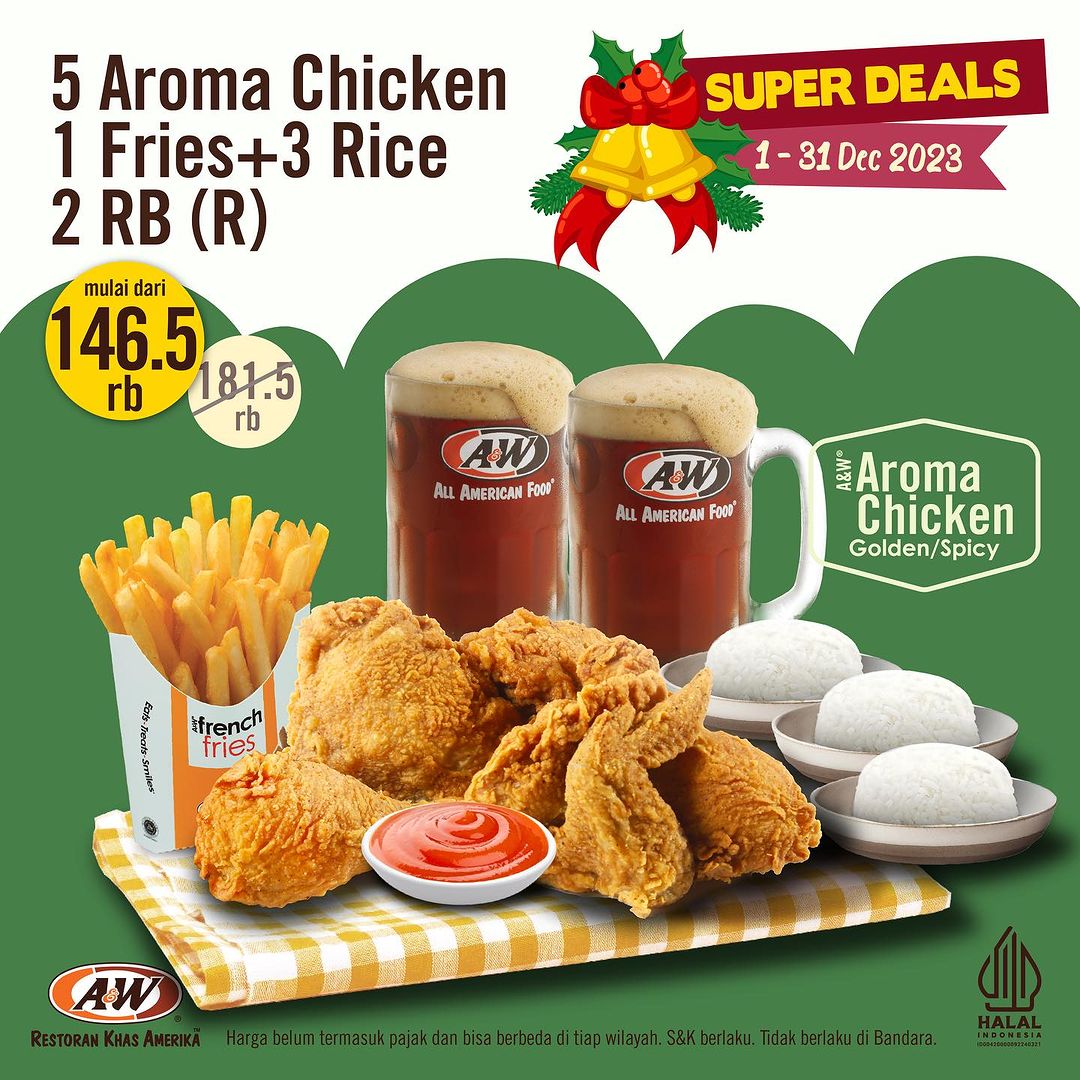 Promo A&W Super Deals Desember