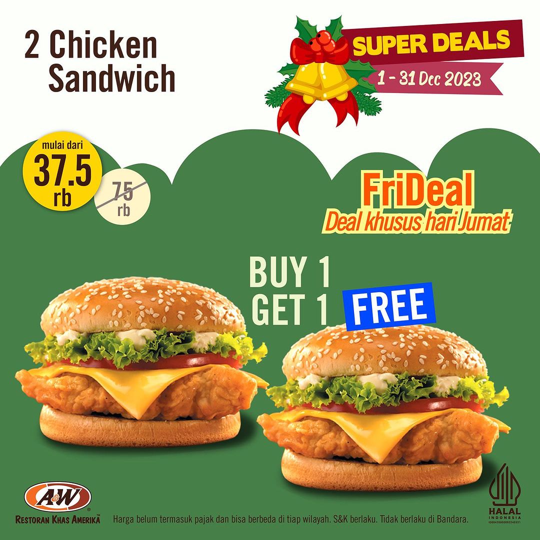 Promo A&W Super Deals Desember