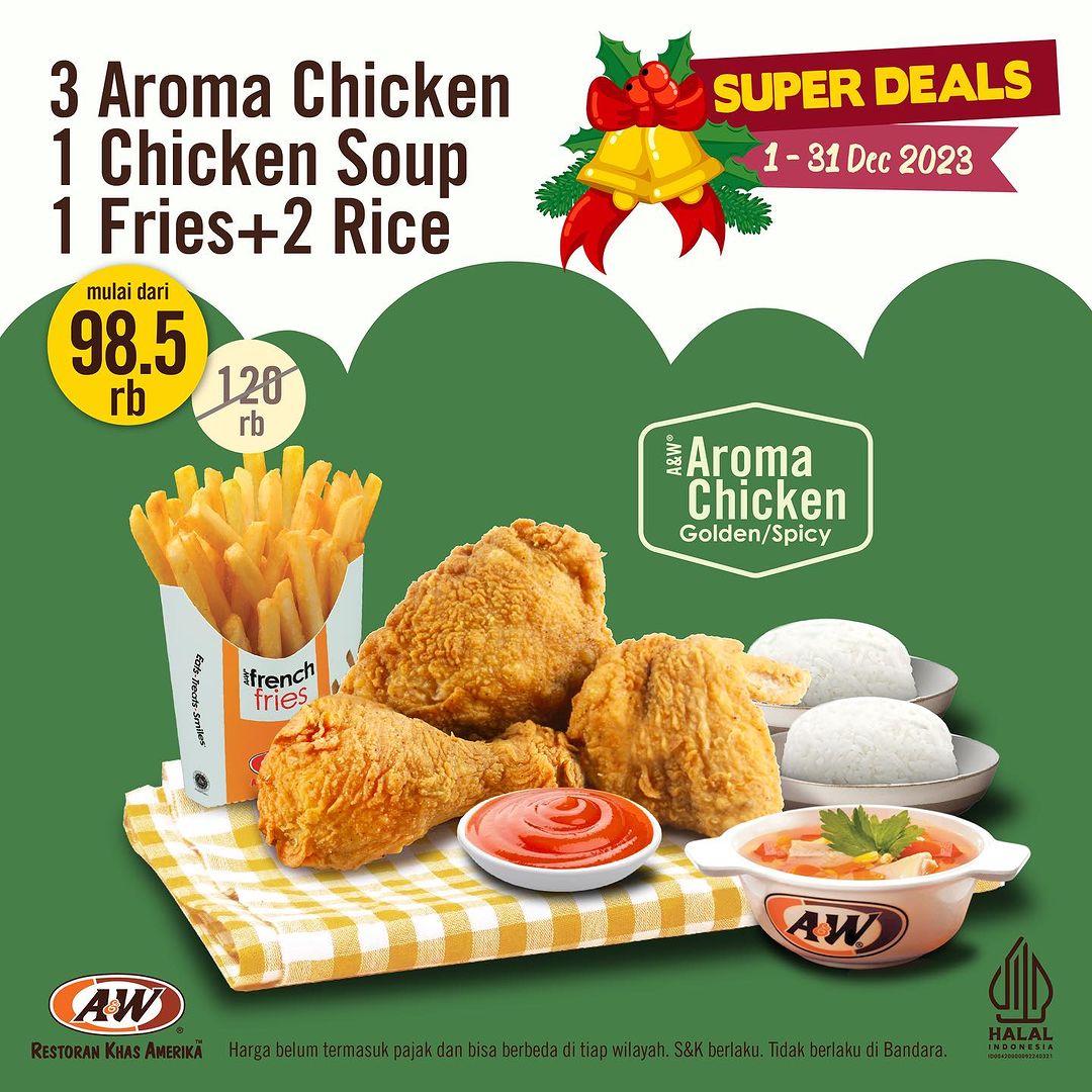Promo A&W Super Deals Desember