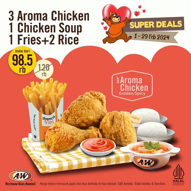 Promo A&W Super Deals Februari