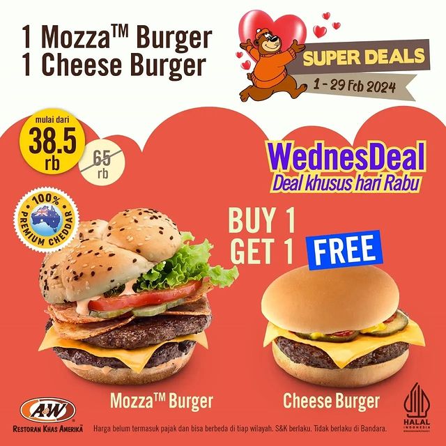 Promo A&W Super Deals Februari