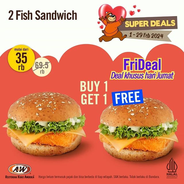 Promo A&W Super Deals Februari