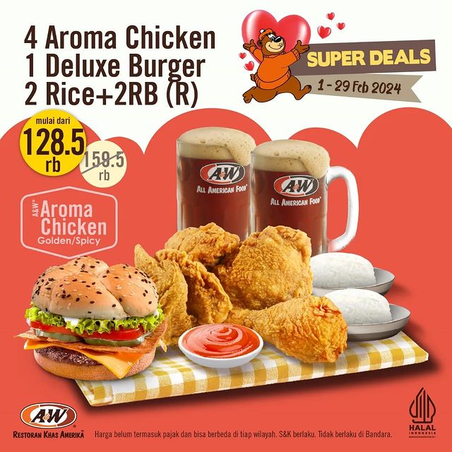 Promo A&W Super Deals Februari
