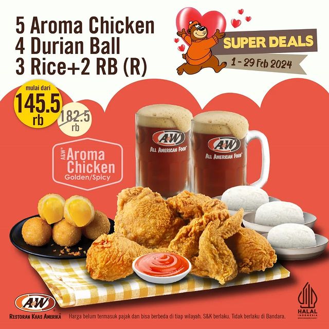 Promo A&W Super Deals Februari
