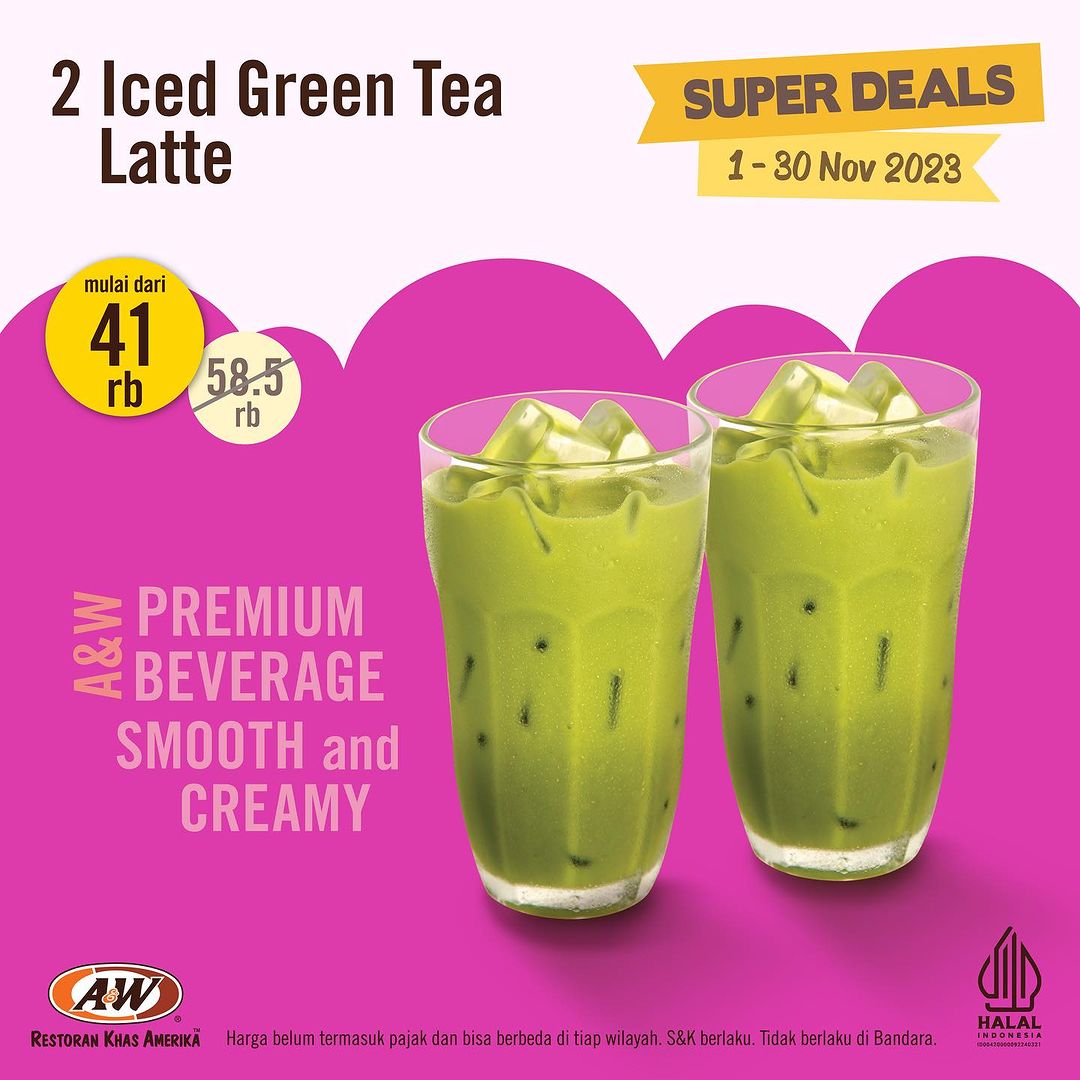 Promo A&W Super Deals November