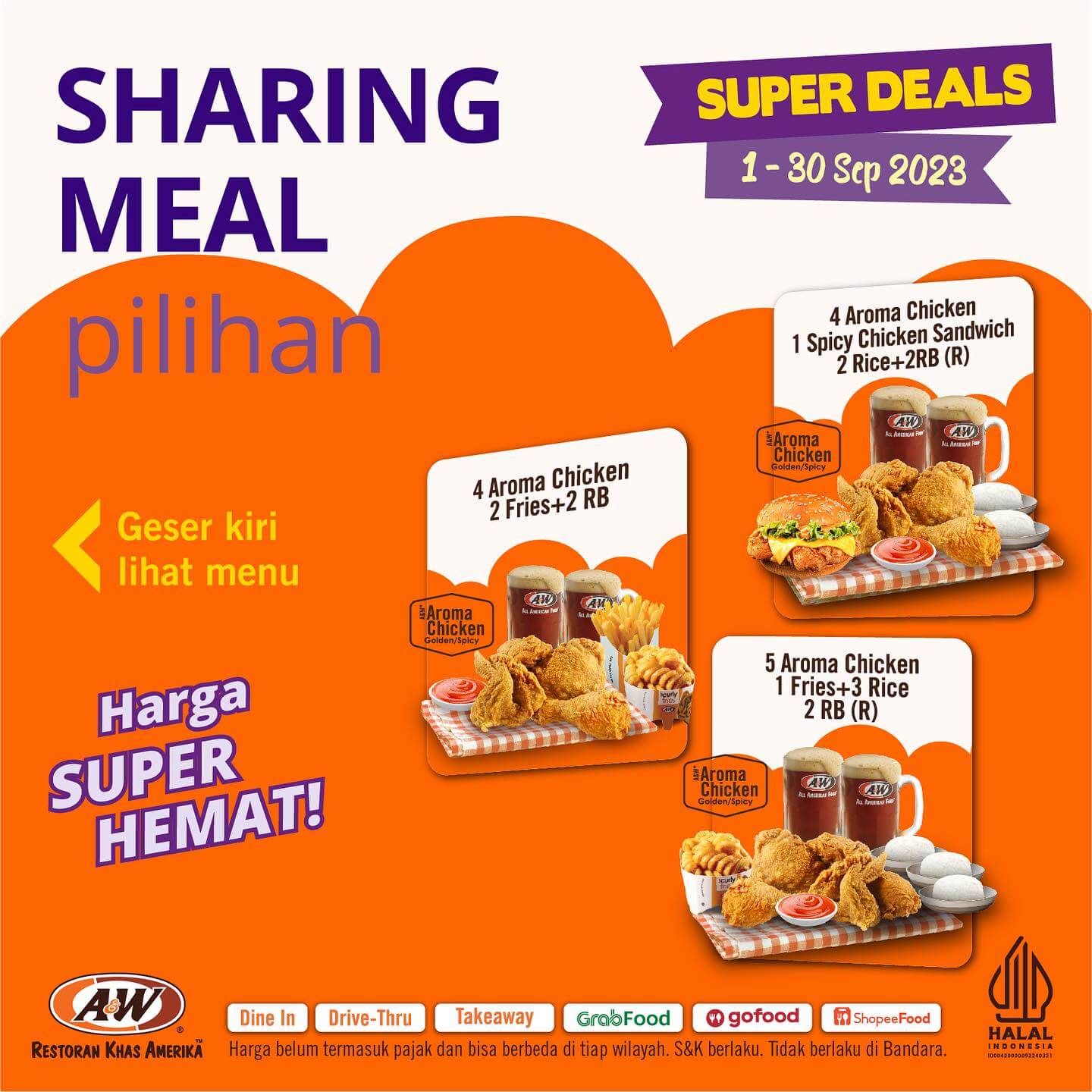 Promo A&W Super Deals September