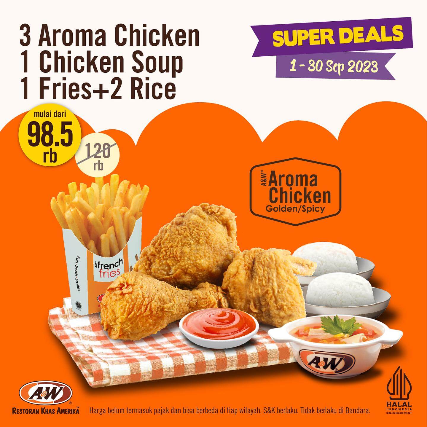 Promo A&W Super Deals September