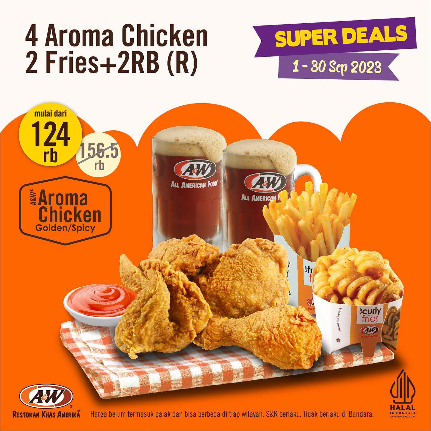Promo A&W Super Deals September