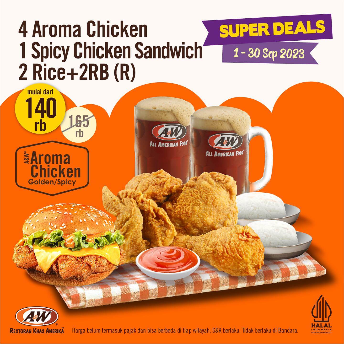 Promo A&W Super Deals September