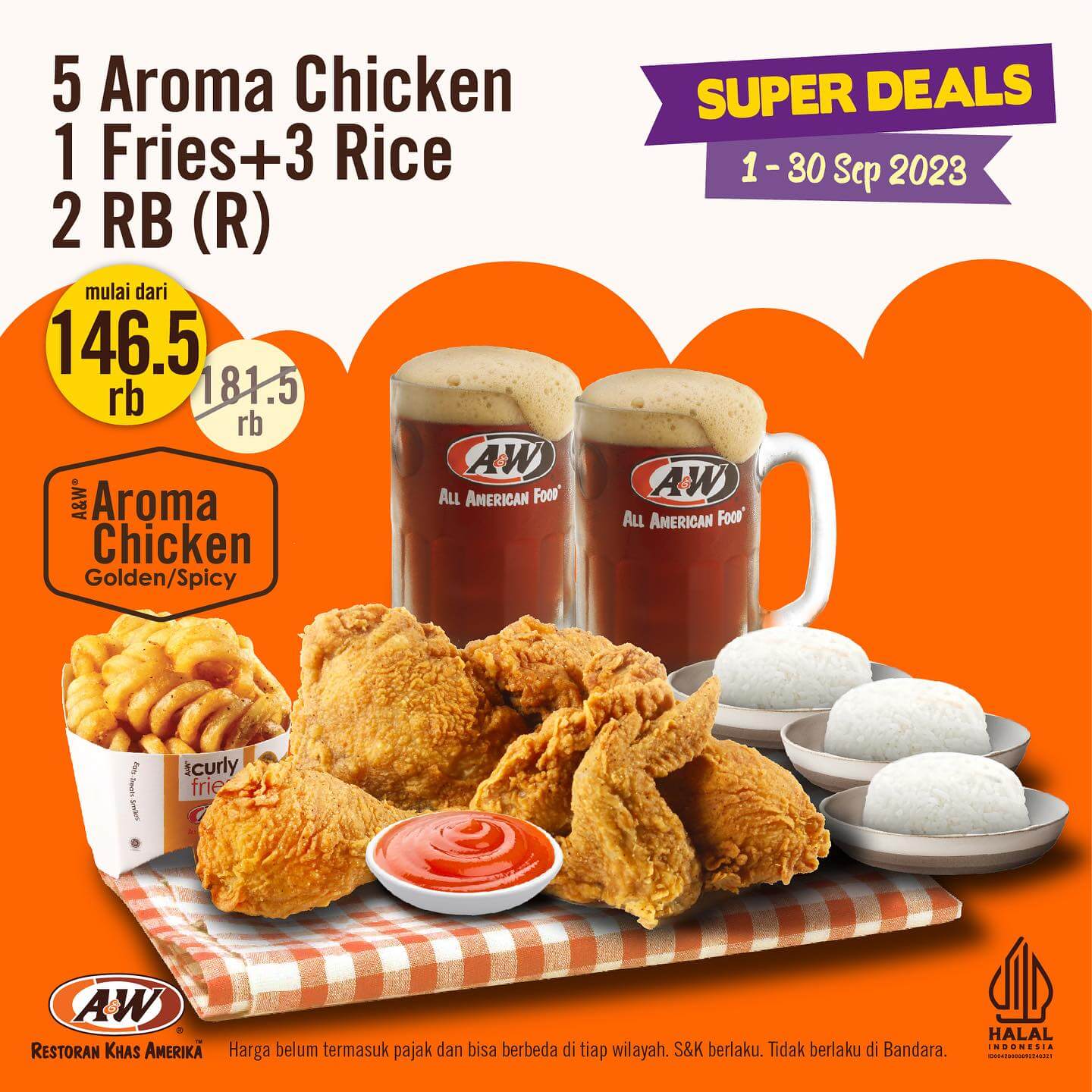 Promo A&W Super Deals September