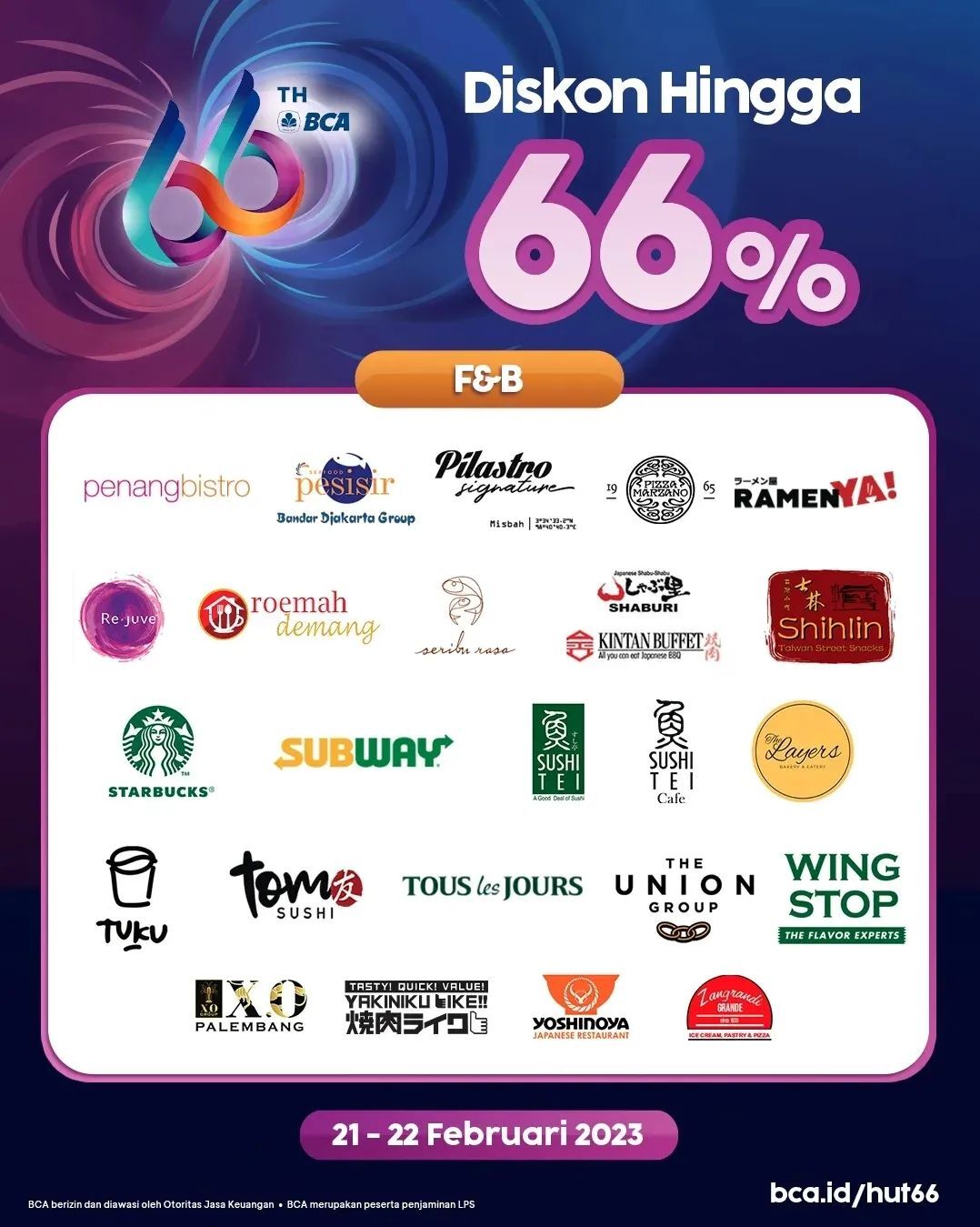 Dapatkan Promo BCA Anniversary Diskon Hingga 66% Tidak Berlaku ...