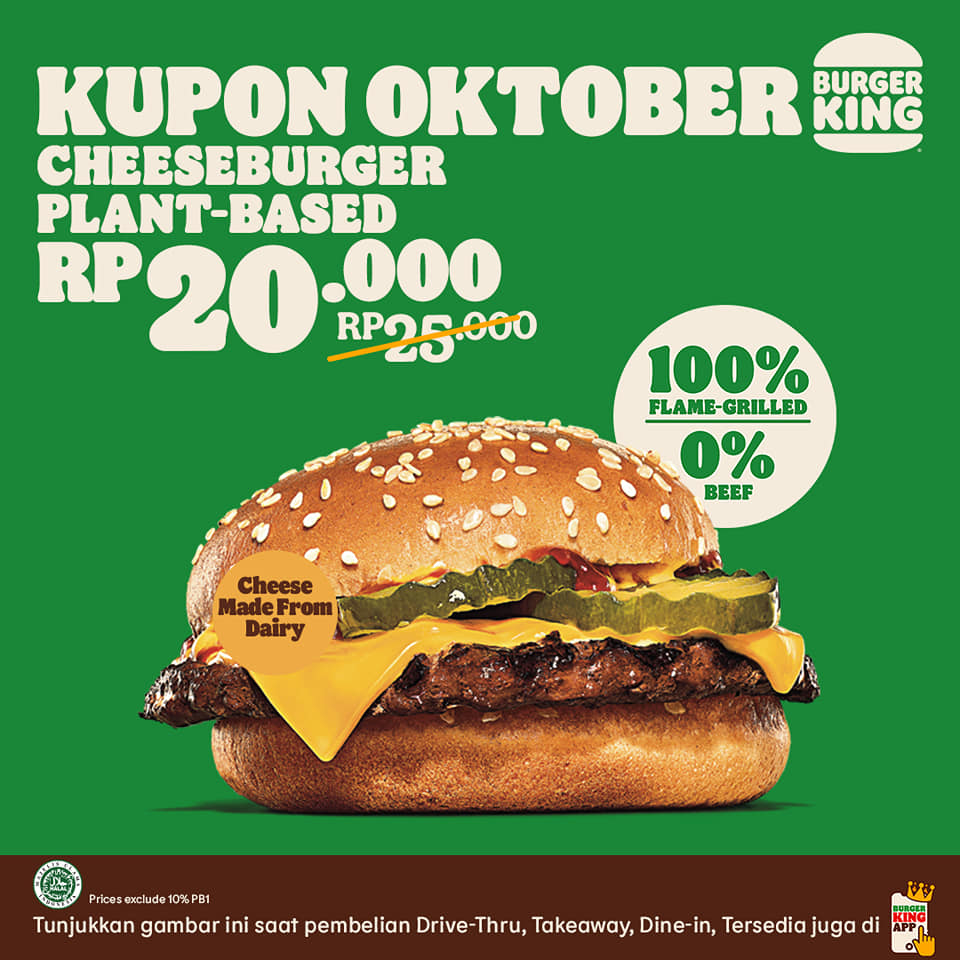 Promo Burger King Kupon Oktober Hemat Hingga 50%