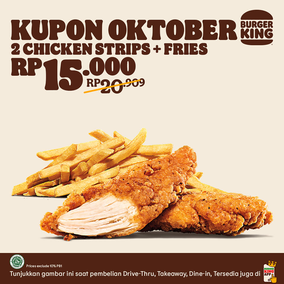 Promo Burger King Kupon Oktober Hemat Hingga 50%