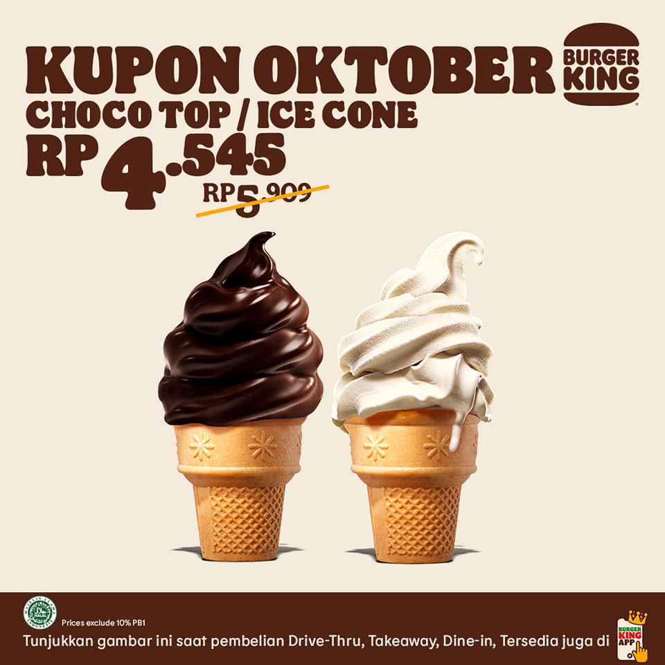 Promo Burger King Kupon Oktober Hemat Hingga 50%