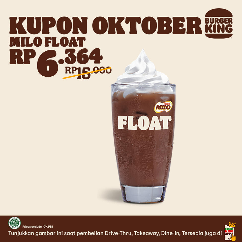 Promo Burger King Kupon Oktober Hemat Hingga 50%