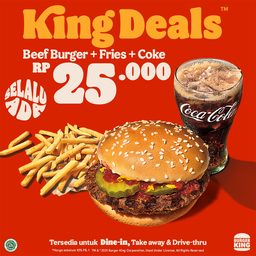 Promo Burger King Deals Mulai Rp19.091