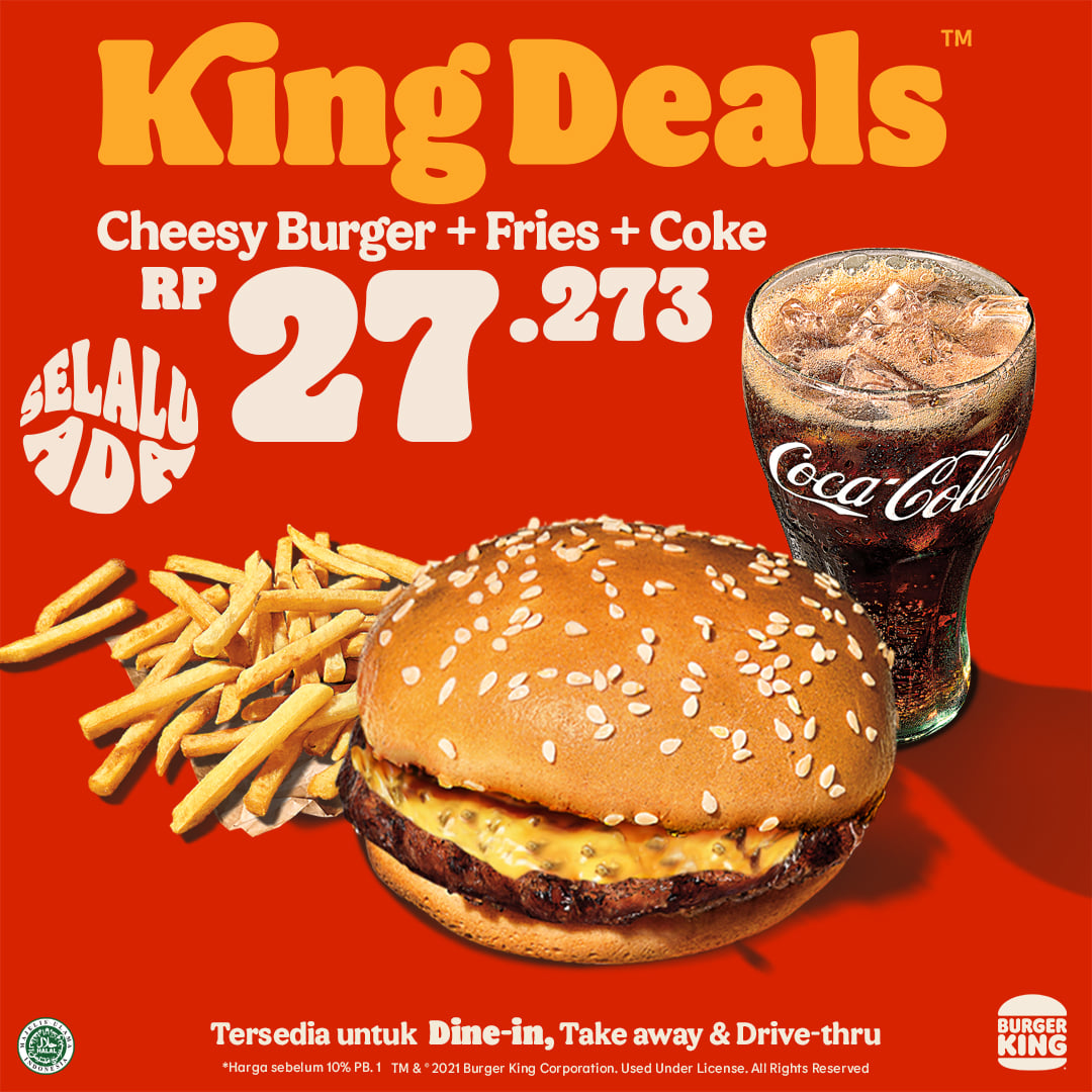 Promo Burger King Deals Mulai Rp19.091