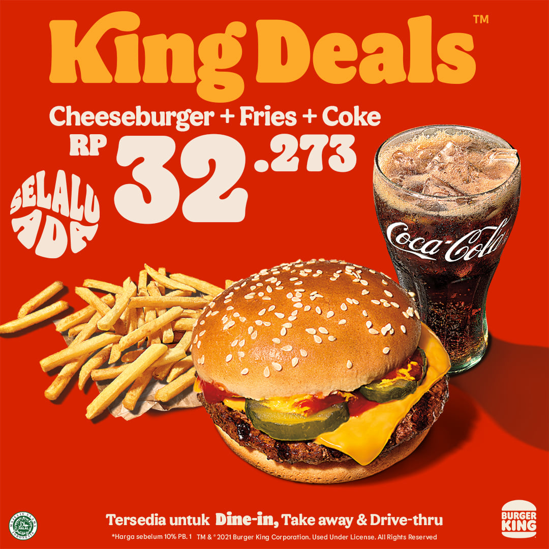 Promo Burger King Deals Mulai Rp19.091