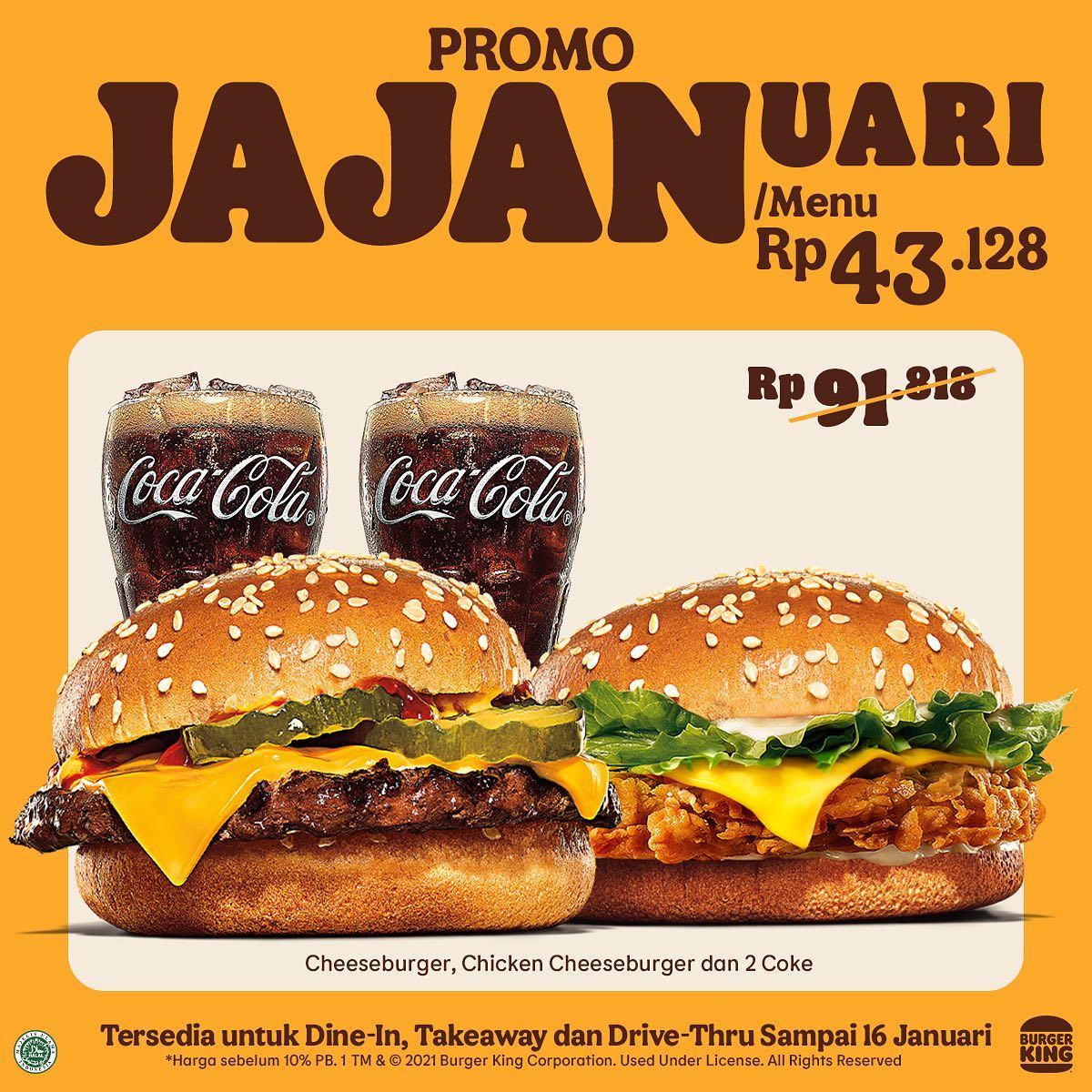 Promo Burger King Jajanuari Mulai Rp14.091