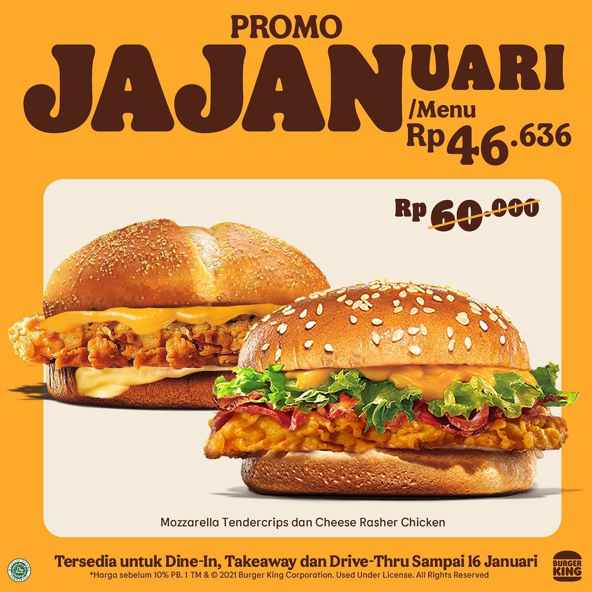 Promo Burger King Jajanuari Mulai Rp14.091