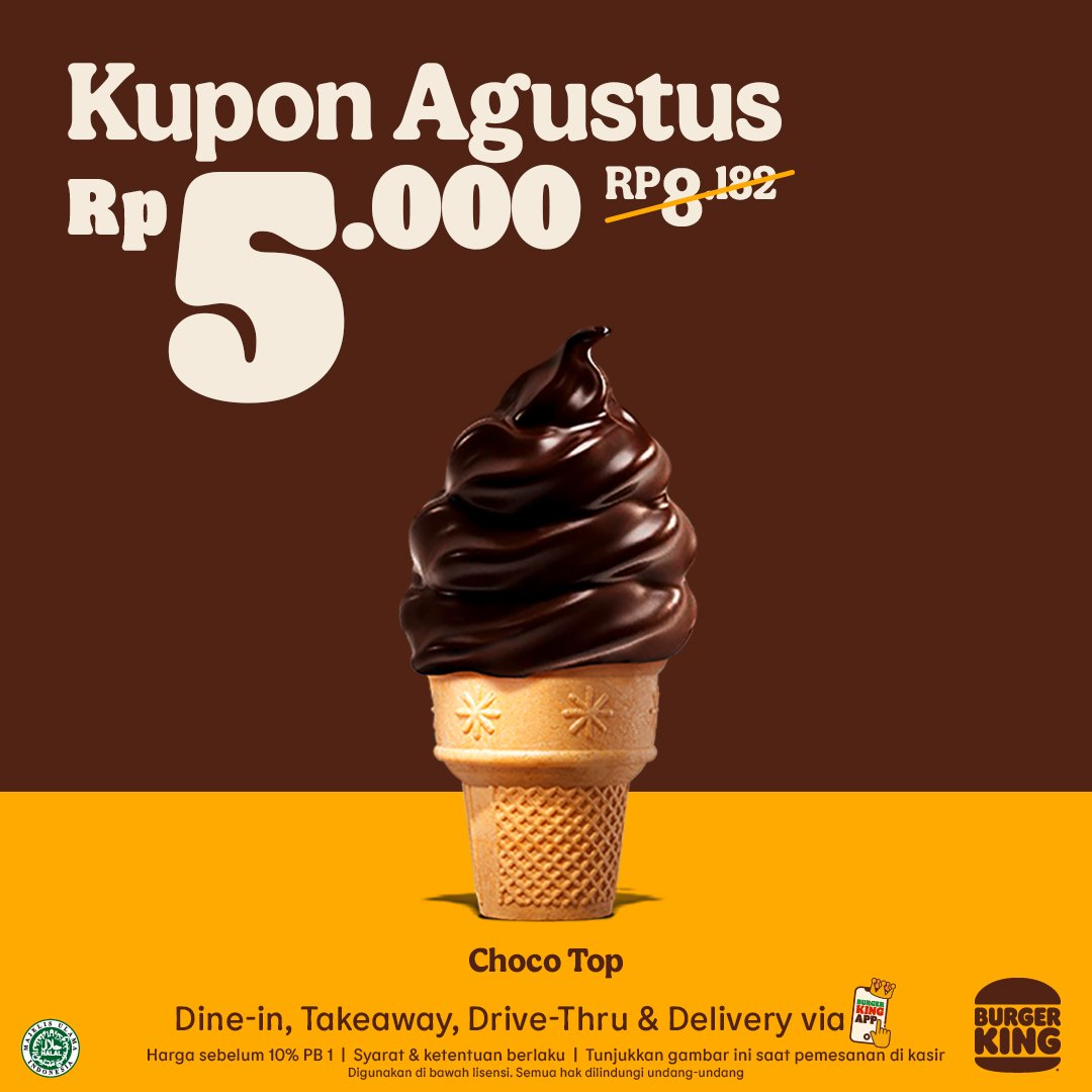 Promo Burger King Kupon Agustus