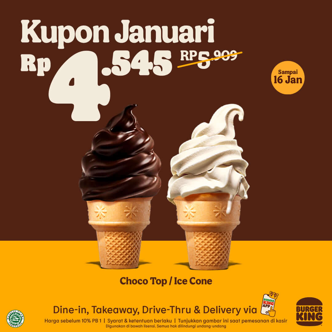 Promo Burger King Kupon Januari