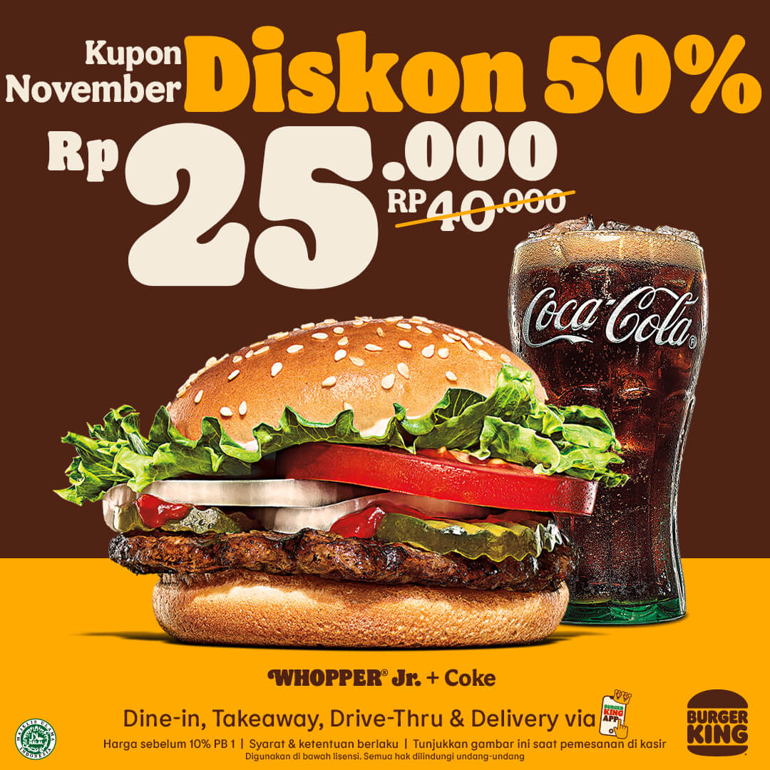 Dapatkan Promo Burger King Kupon November Tidak Berlaku | Caripromoid