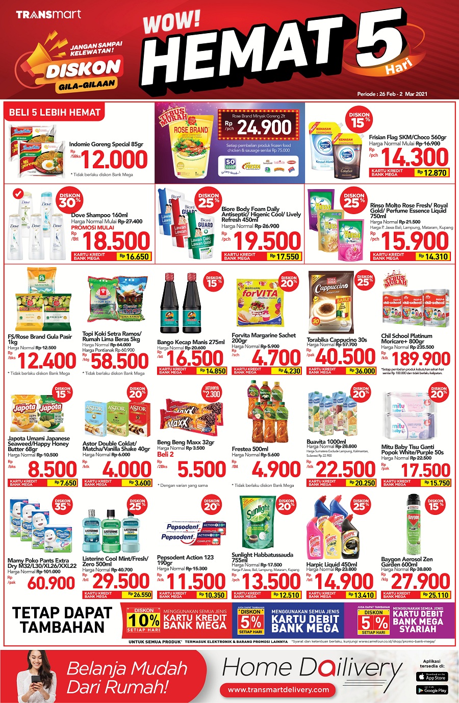 Katalog Promo Transmart Carrefour Akhir Pekan