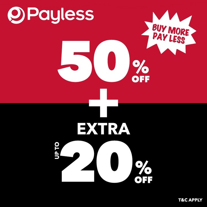 Promo Payless Payday Diskon Hingga 50% + Tambahan Diskon hingga 20%