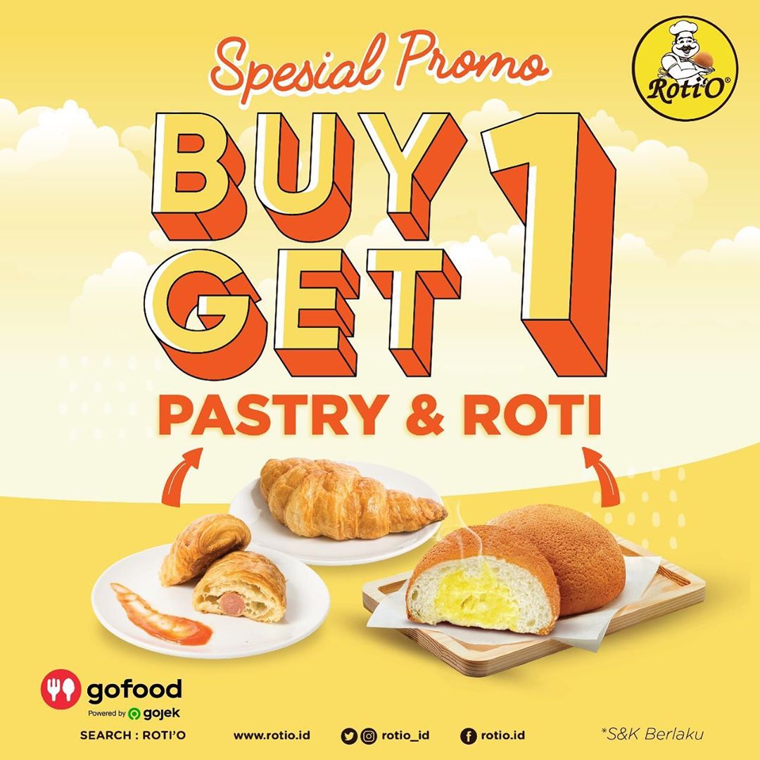 Promo Roti'O Spesial di GoFood