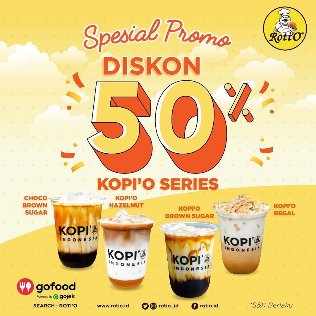Promo Roti'O Spesial di GoFood