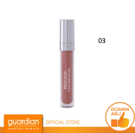 Guardian (Shopee) - Wardah Exclusive Matte Lip Cream 03 4g