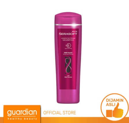 2 pcs Serasoft Shampoo Shiny Black 170 ml