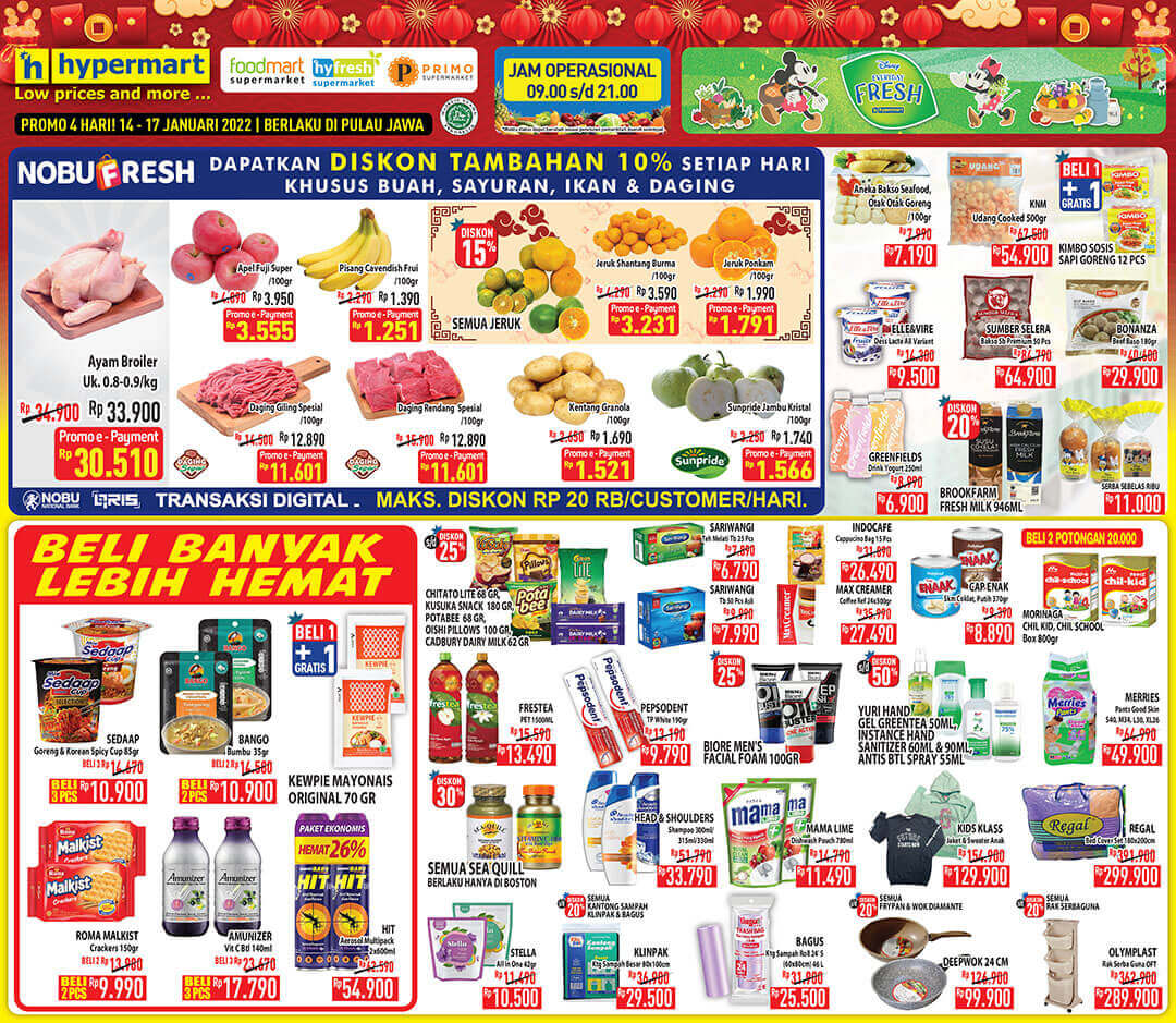 Katalog Promo Hypermart Akhir Pekan