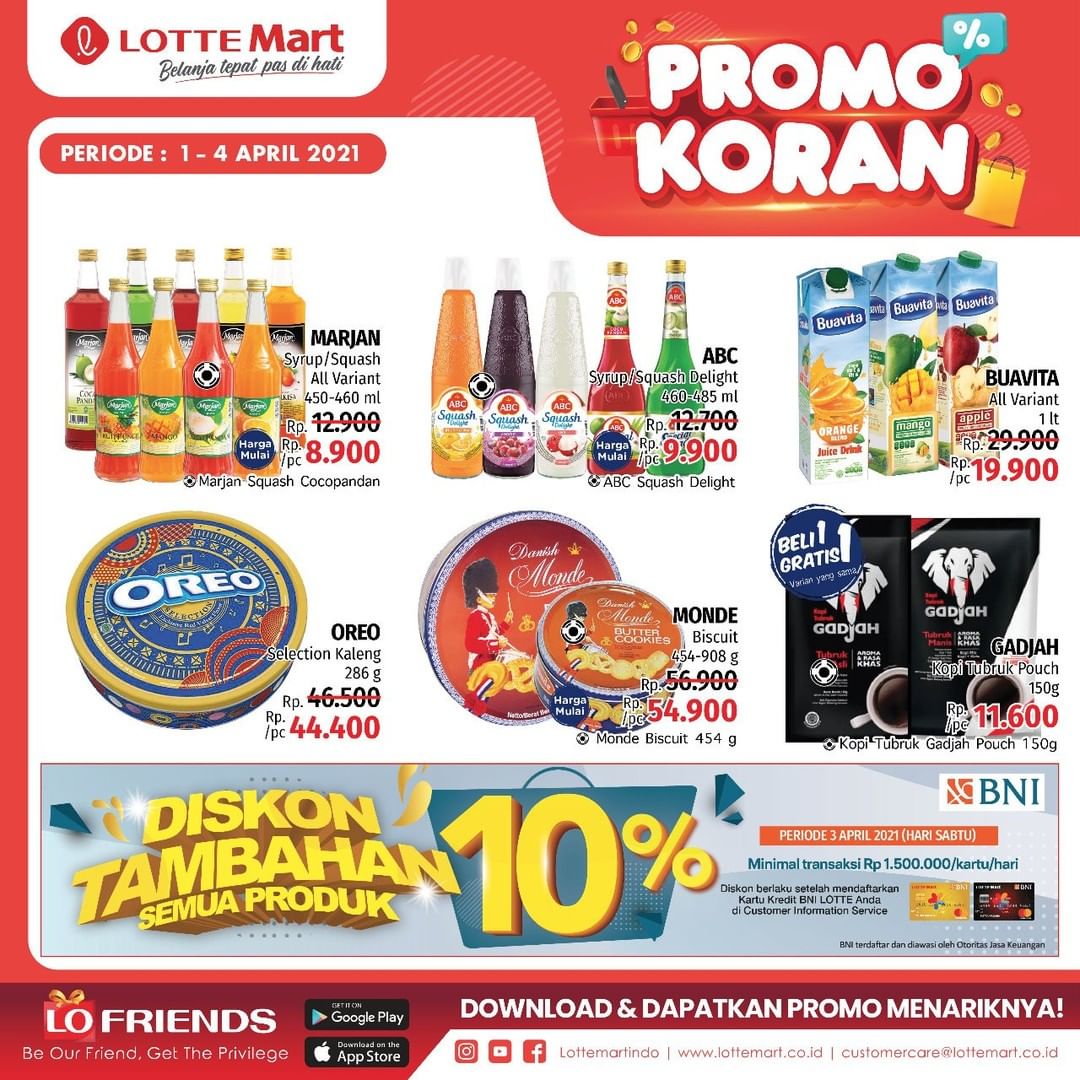 Dapatkan Katalog Promo Lotte Mart Akhir Pekan Tidak Berlaku Caripromoid