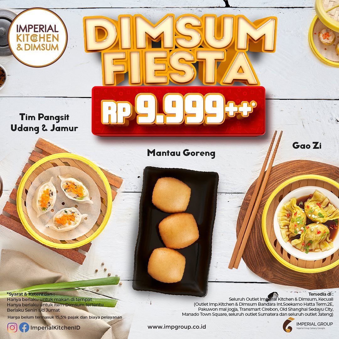 Promo Imperial Kitchen Dimsum Fiesta Rp9.900++