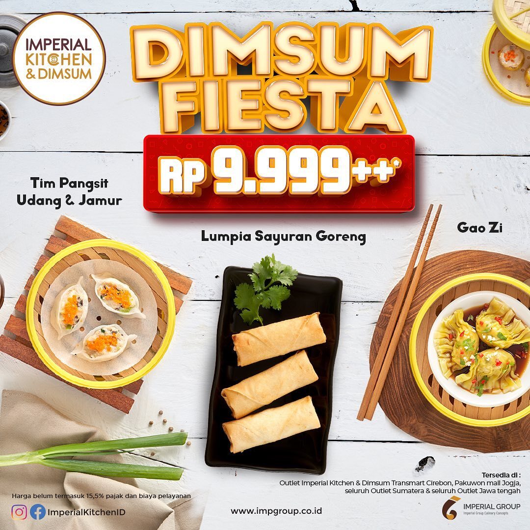 Promo Imperial Kitchen Dimsum Fiesta Rp9.900++
