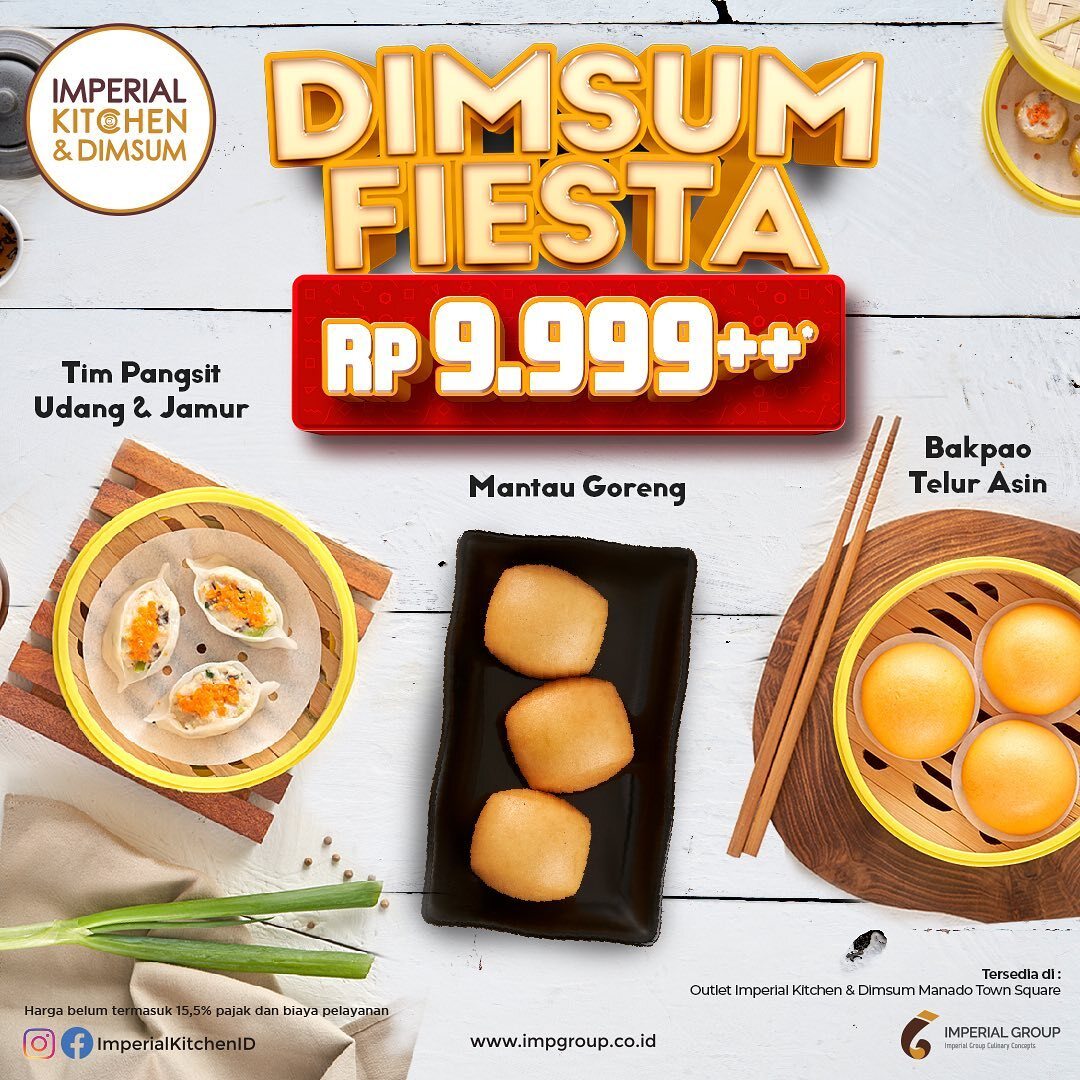 Promo Imperial Kitchen Dimsum Fiesta Rp9.900++
