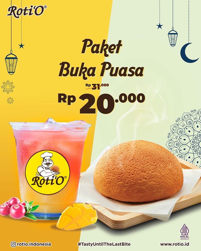 Promo Roti'O Paket Buka Puasa Rp20.000