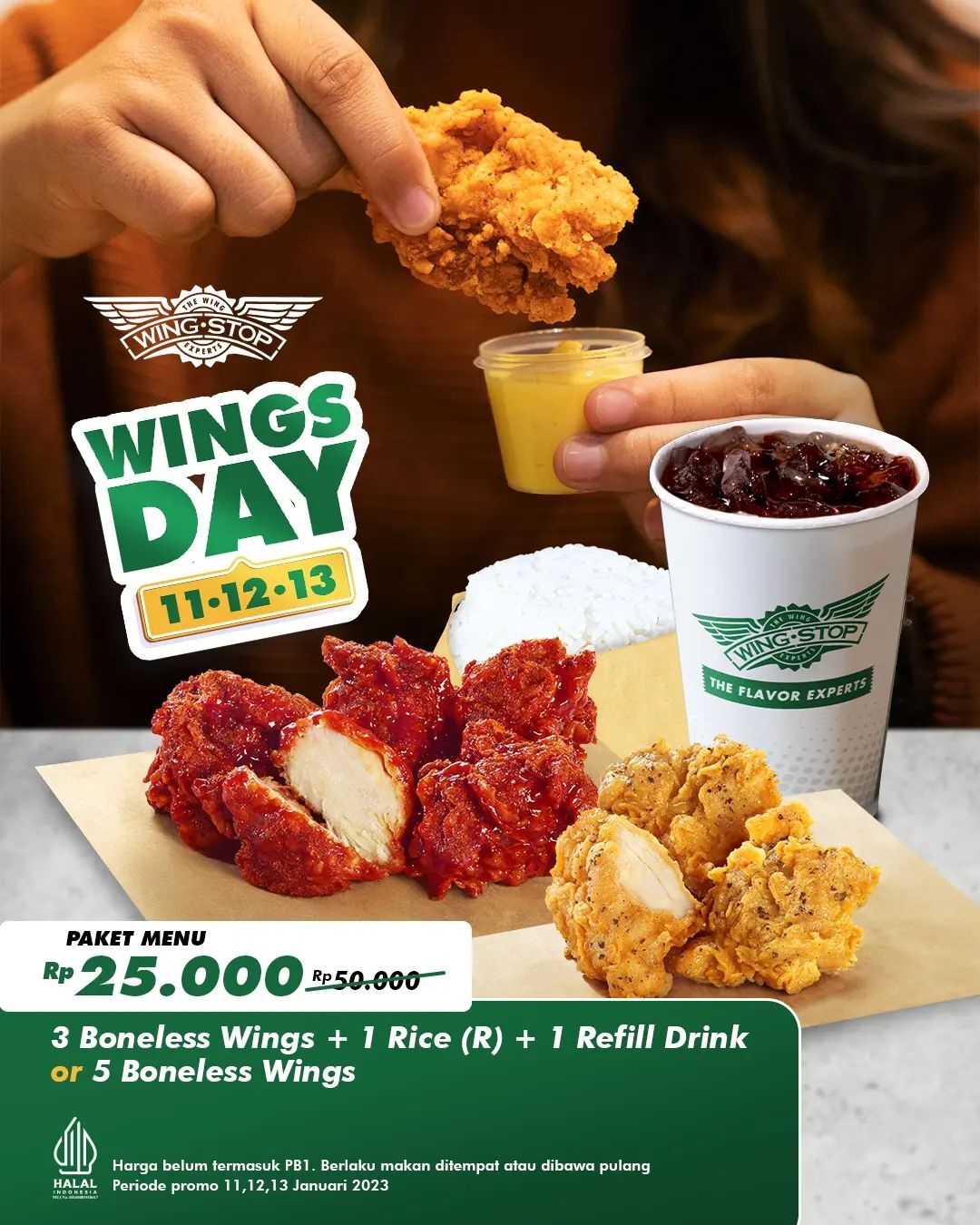 Promo Wingstop Wingsday Mulai Rp25.000