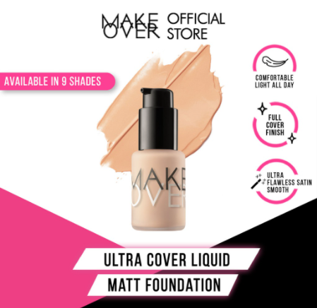 Make Over Ultra Cover Liquid Matt Foundation 33 ml