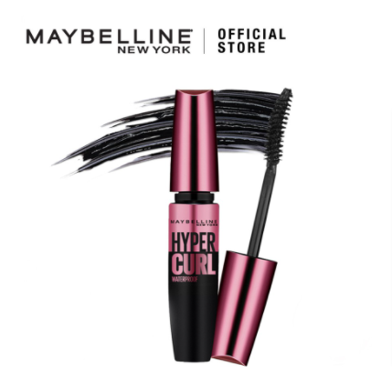 Maybelline Volum Express Hypercurl Waterproof Mascara Make Up - Black