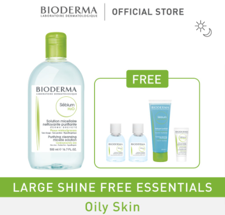 Bioderma Sebium H2O Micellar Water - Large Shine Free Essentials