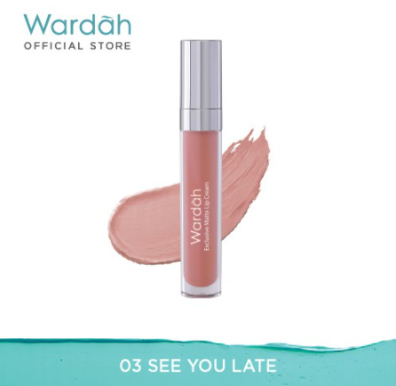 Wardah Exclusive Matte Lip Cream 03 See You Latte 4 gr