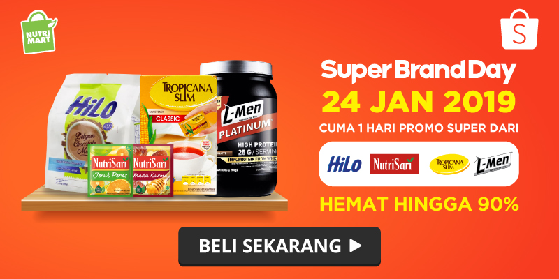 Shopee Super Brand Day Nutrimart Hemat Hingga 90%
