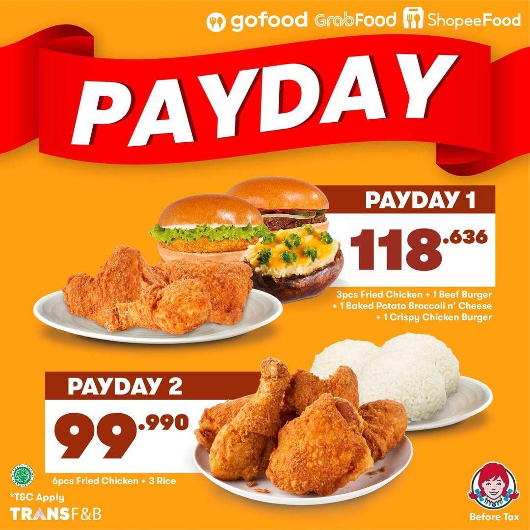Promo Wendy's Payday Mulai Rp99.990